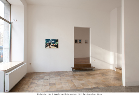 Mario Palm  Lido di Napoli, Installationsansicht, 2012, Galerie Andreas Hhne 